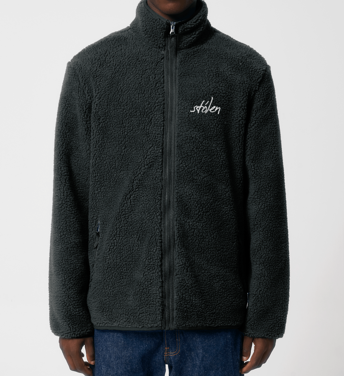 stólen Sherpa Jacket, with embroidery, unisex